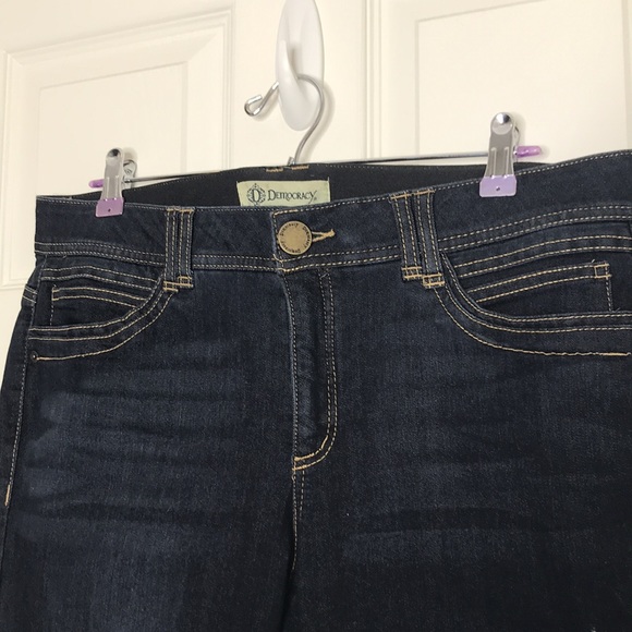 Democracy ab technology dark wash skinny jeans 14 - Picture 2 of 11